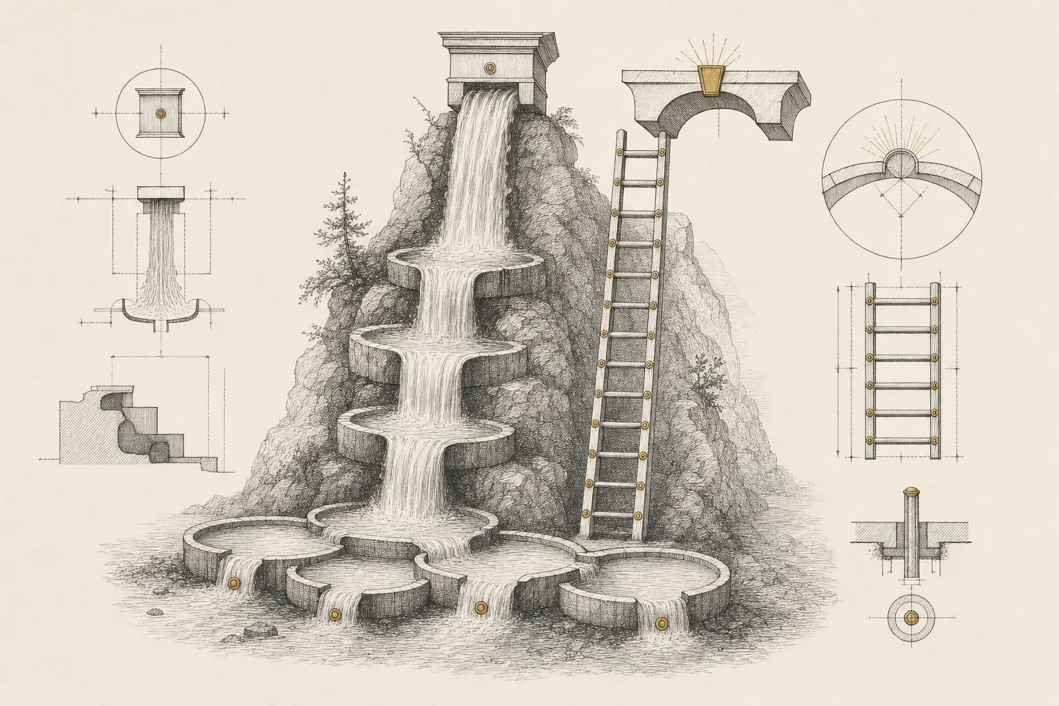 Building a personal-brand content engine that compounds: pillars, waterfall, and the trust ladder
